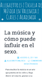 Mobile Screenshot of allegrettomusica.es